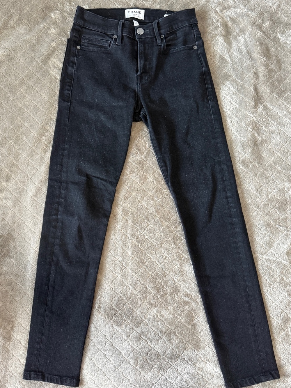 Men’s FRAME Jagger True Skinny Jeans Size 28 Black